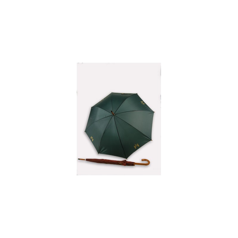Paraguas granate madera