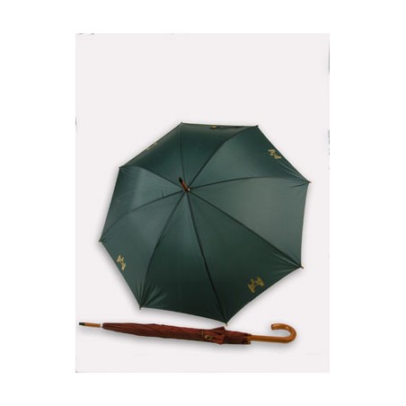 Paraguas granate madera