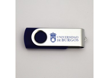 USB 32GB 3.0. con clip metálico azul