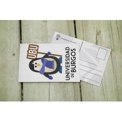 Postal pingüino