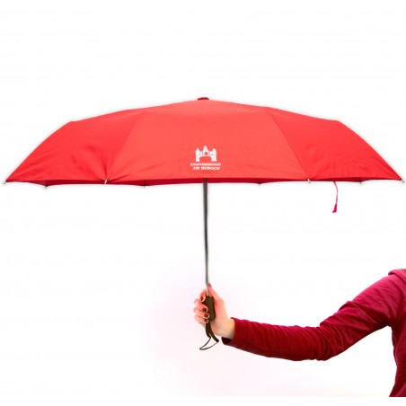 Paraguas rojo plegable