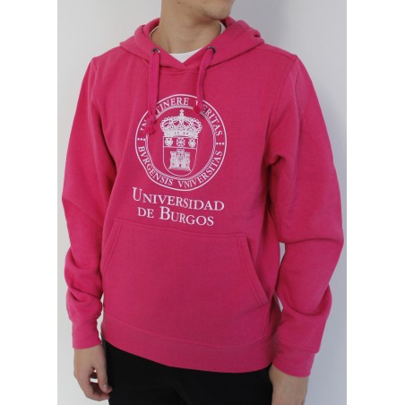 Sudadera escudo UBU rosa